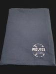 Wolves Softball Navy Blanket